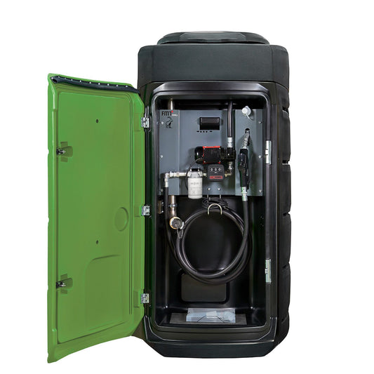 1500 Litrov Postaja za Gorivo: Stacionarni Sistem Dizelskega Rezervoarja z 230 V Črpalko in Polno Opremo