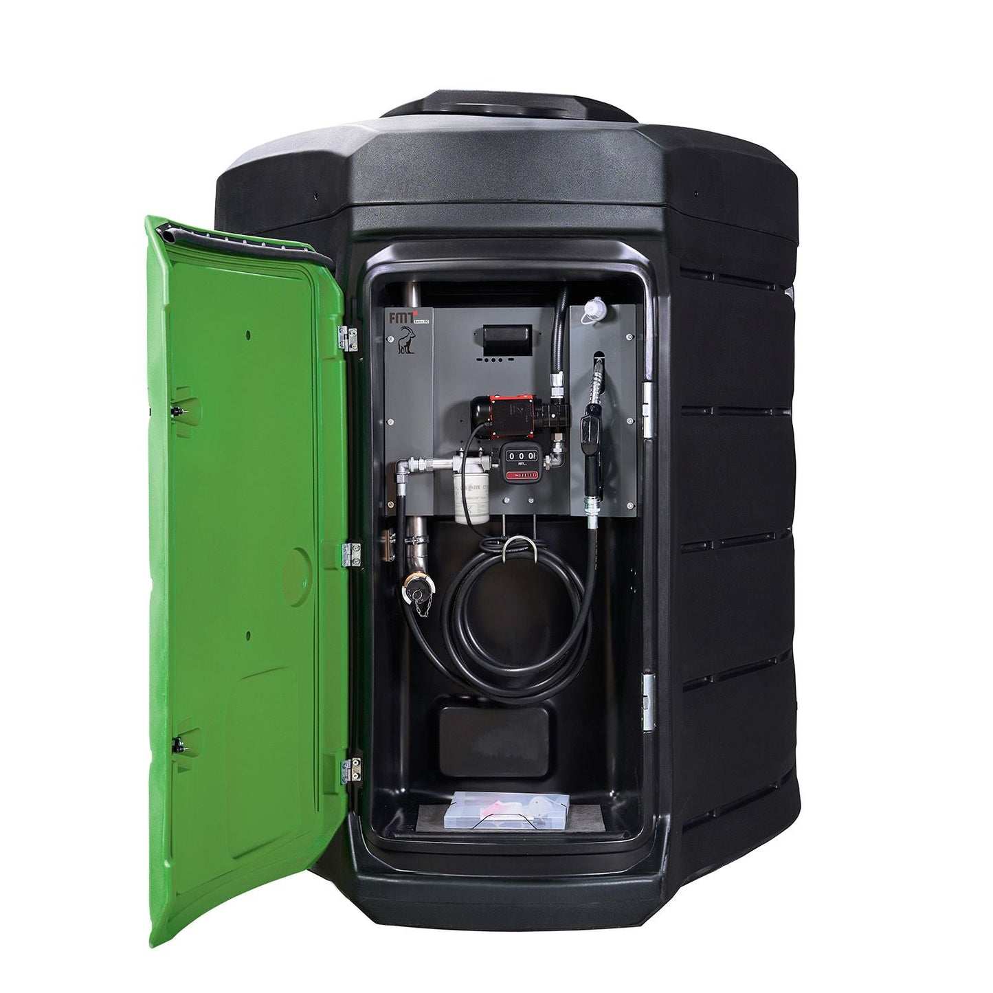 5000Litrov Postaja za Gorivo: Stacionarni Sistem Dizelskega Rezervoarja z 230V Črpalko in Polno Opremo